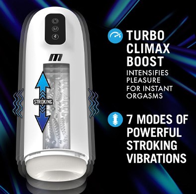 Robo-Bator Powered Vibrating Stroker