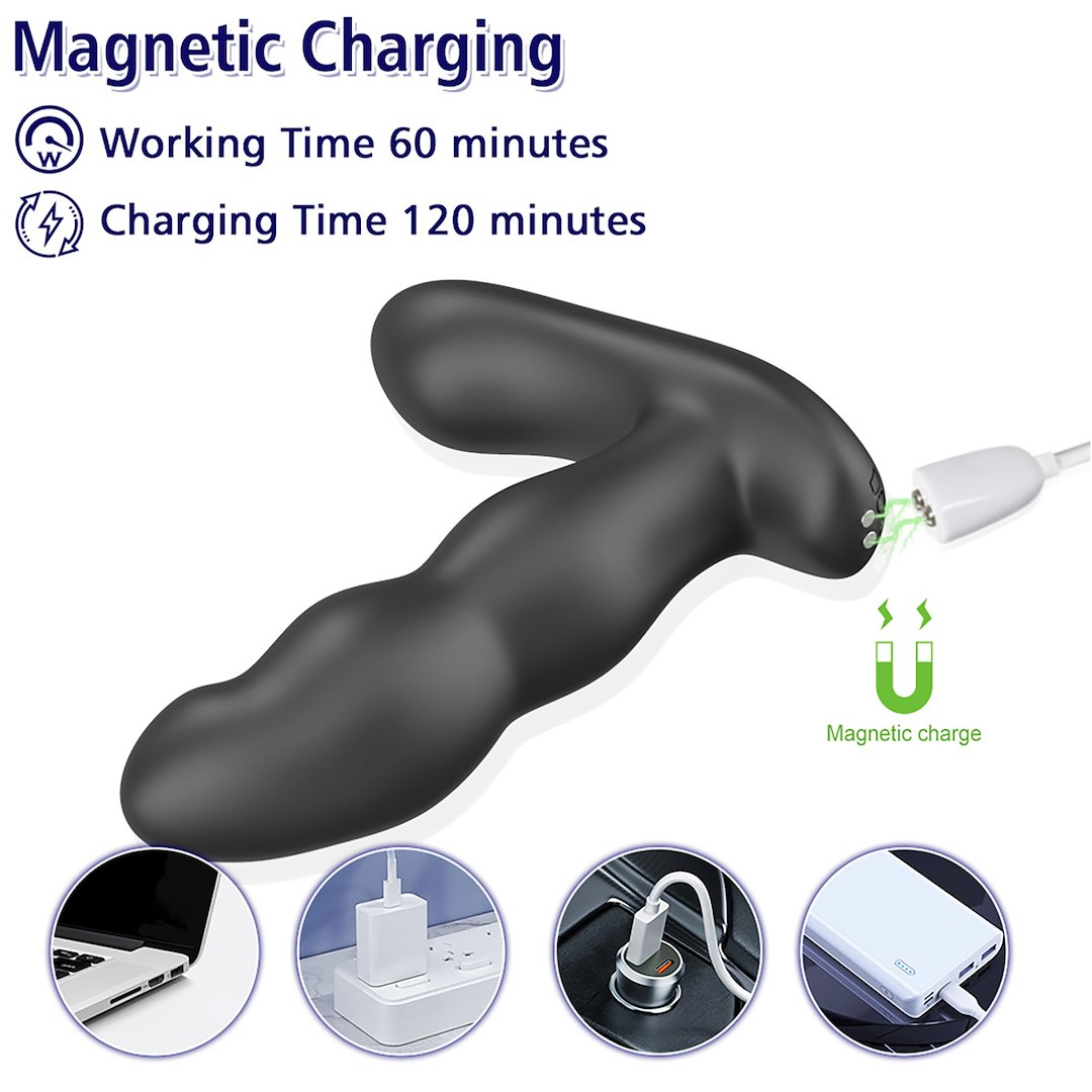 Rotating Prostate Massager With Remote Control