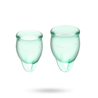 Satisfyer Feel Confident Kuukuppi - Vaaleanvihreä
