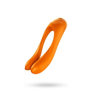 Satisfyer Candy Cane Sormivibraattori - Oranssi