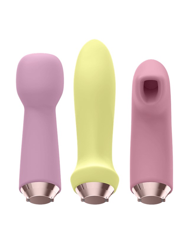 SATISFYER MARVELOUS FOUR – VIBRATOR & AIR PULSE SET