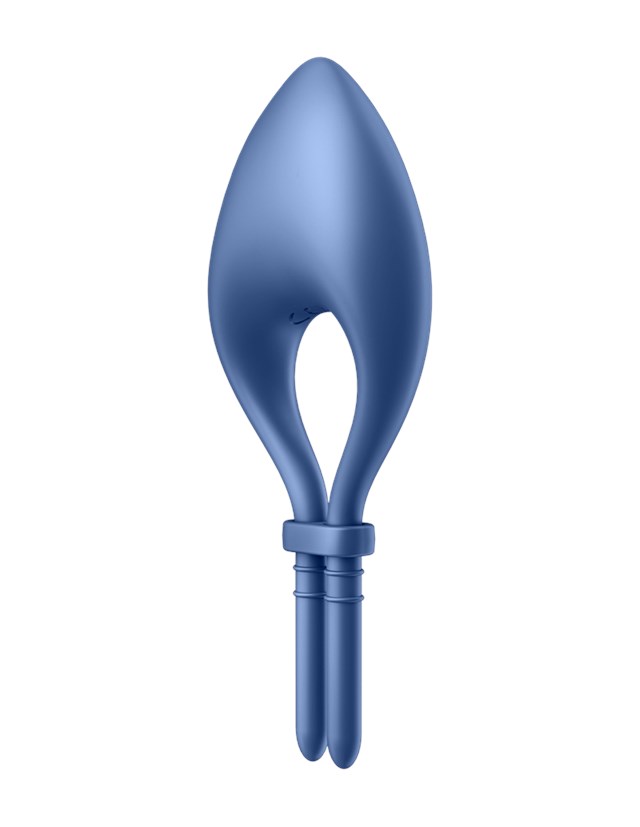 SATISFYER BULLSEYE COCKRING VIBRATOR - BLUE