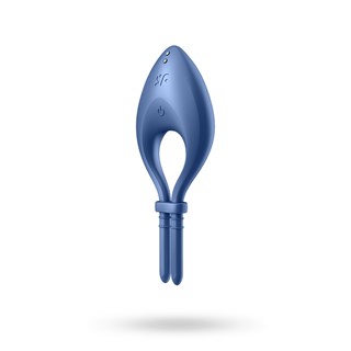 Satisfyer Bullseye Cockring Vibrator - Blue