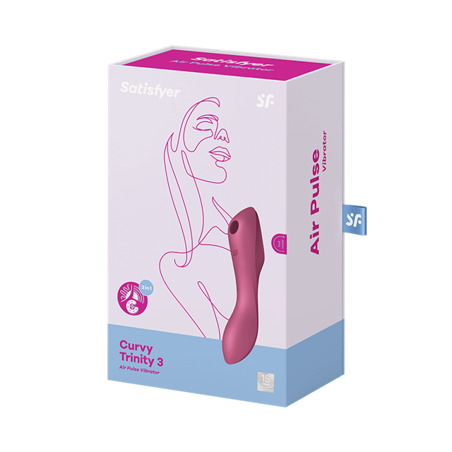 Satisfyer Curvy Trinity 3 - Punainen