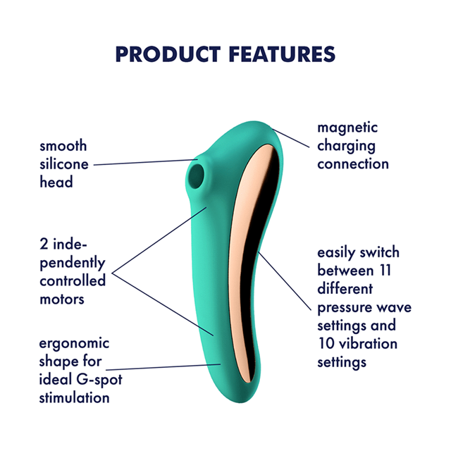 Satisfyer Dual Kiss - Green