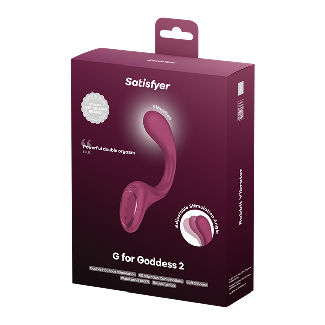 Satisfyer G for Goddess 2 Wine Red