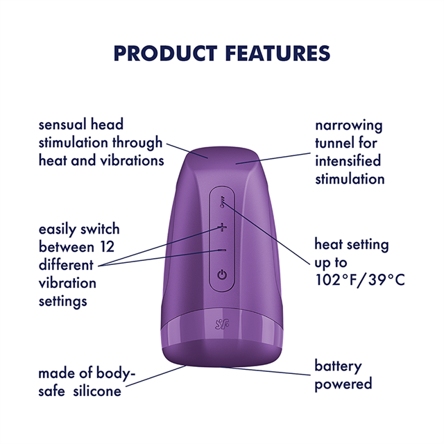 Satisfyer Men Heat Vibration Battery Powered