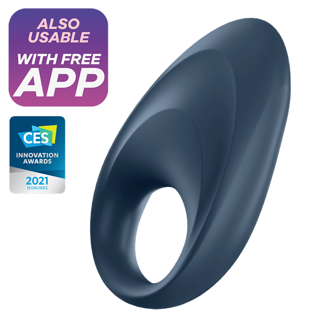 Satisfyer Mighty One with Connect App - Tummansininen