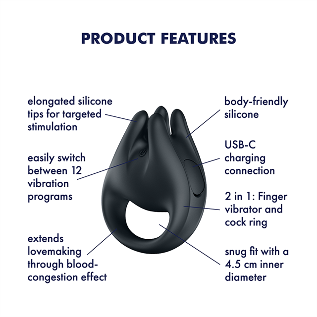 Satisfyer Perfect Pair 1 Black