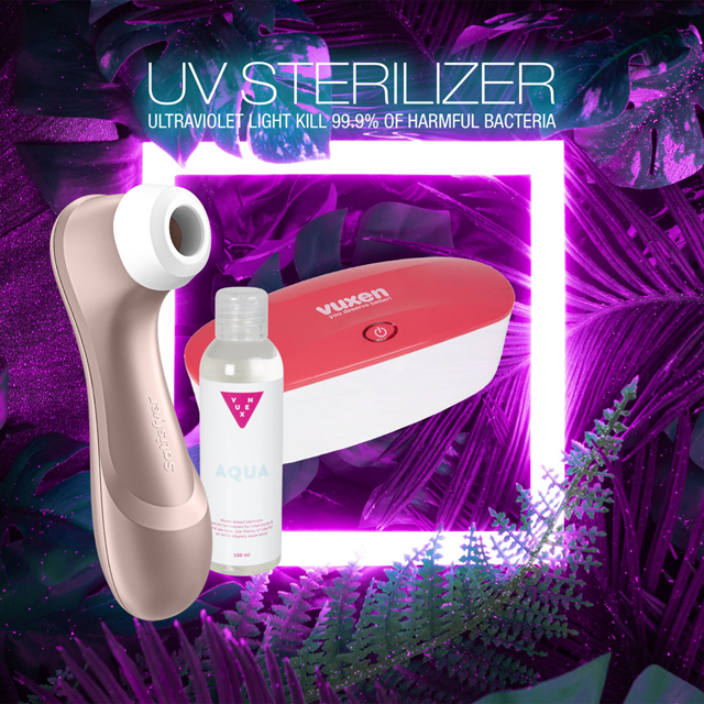 Satisfyer Pro 2 Next Generation, UV Toy Box & Lube Kit
