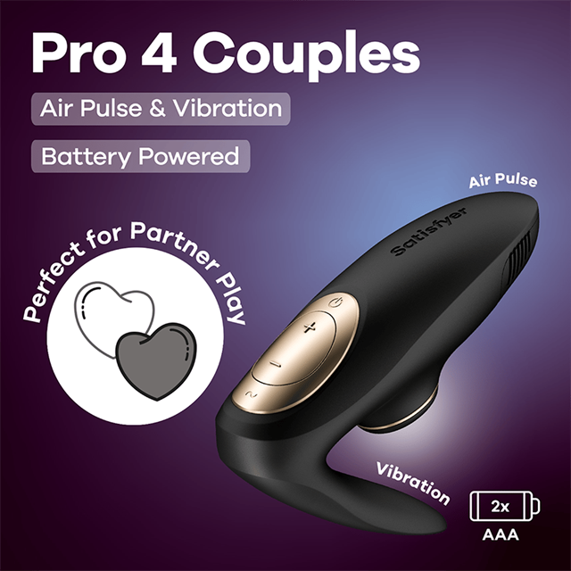 Satisfyer Pro 4 Couples Battery Powered