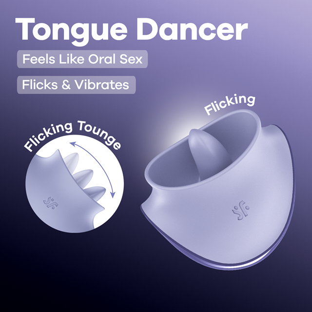 Satisfyer Tongue Dancer Flicking Clitoral Stimulator