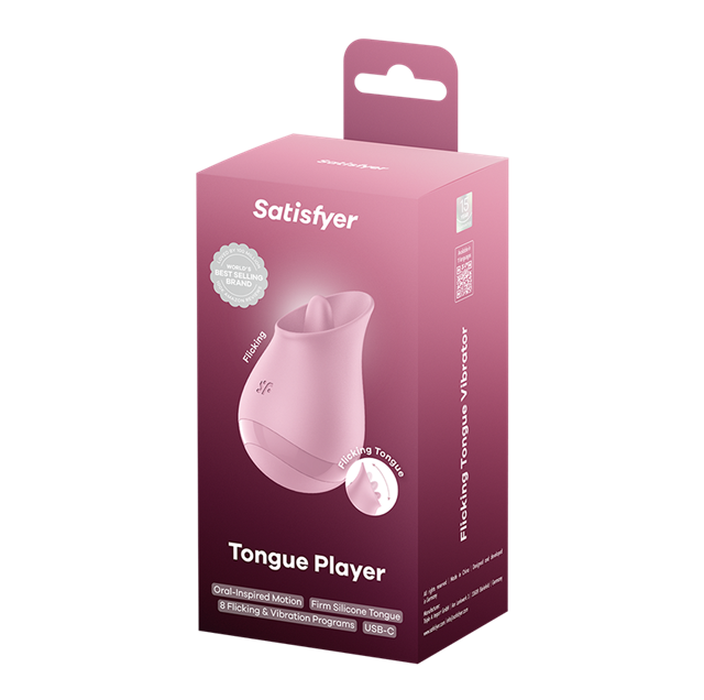 Satisfyer Tongue Player Flicking Clitoral Stimulator