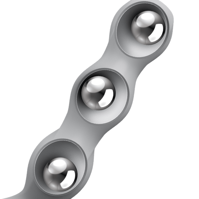Satisfyer Triple Ball-R Weighted Dildo Grey