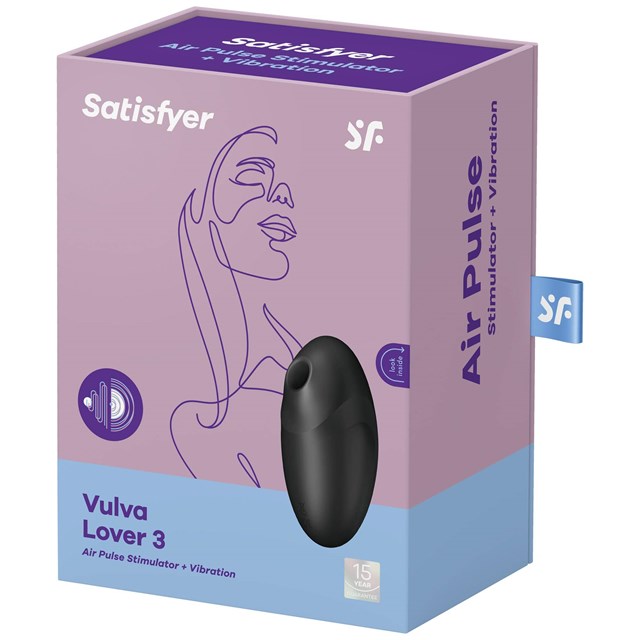 VULVA LOVER 3 KLITORISKIIHOTIN MUSTA