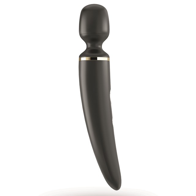 SATISFYER WAND-ER WOMEN hieromasauva - musta