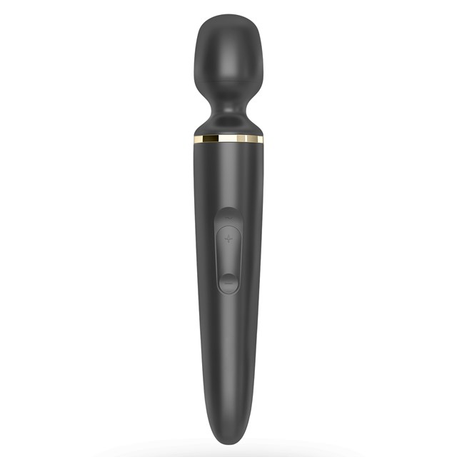 SATISFYER WAND-ER WOMEN hieromasauva - musta