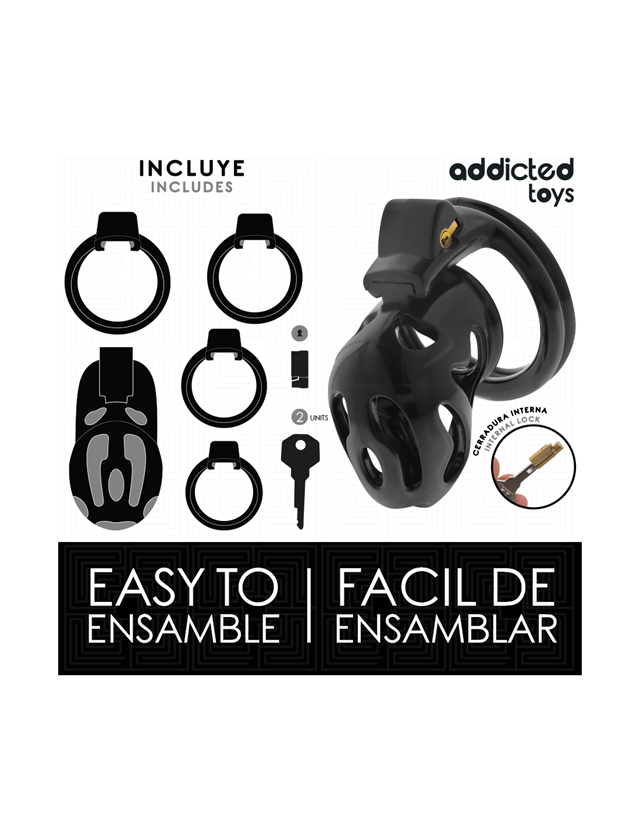 Sealed Crypt Penis Cage 8 cm