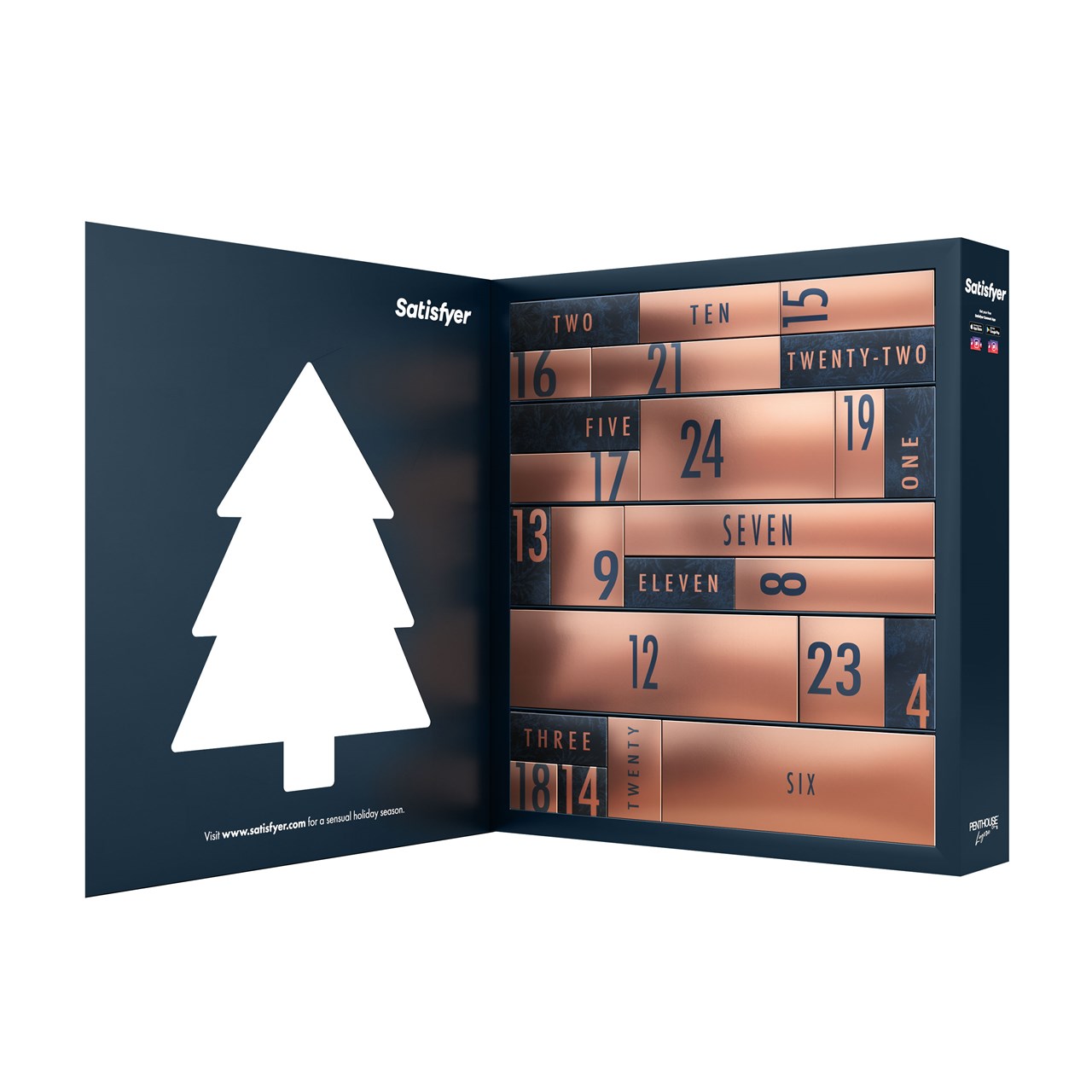 Satisfyer Advent Calendar 2022 Premium Tilaa huomaamattomasti ja