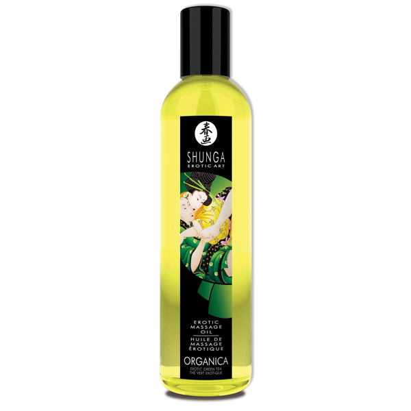 Eroottinen Hierontaöljy Vihreä Tee 250ml Eroottinen Hierontaöljy Vihreä Tee 250ml