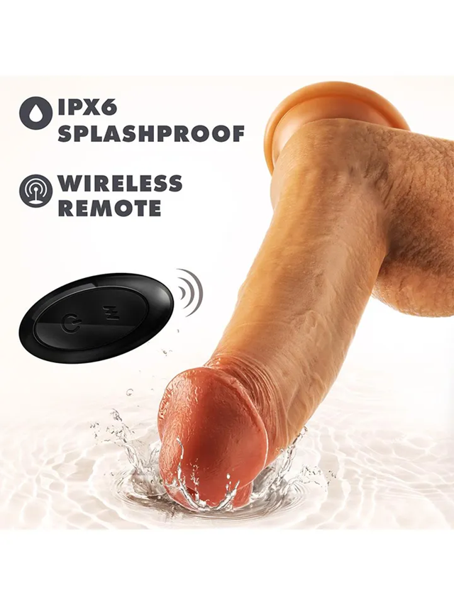 Silicone Dr. Phillips Thrusting Dildo 21,6 cm