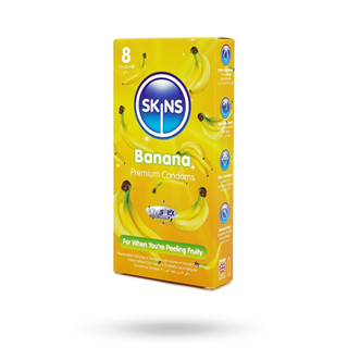 Skins Banana Condoms 8-pack
