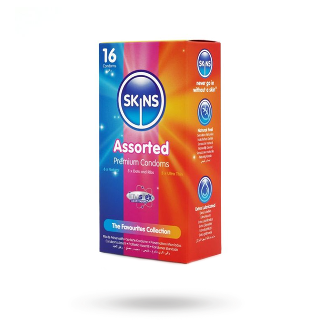 Skins Assorted Condoms 16-pack