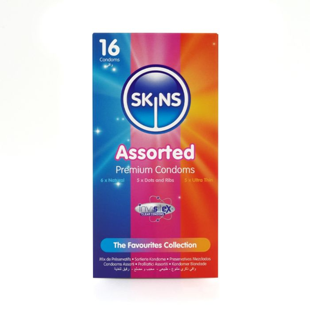 Skins Assorted Condoms 16-pack