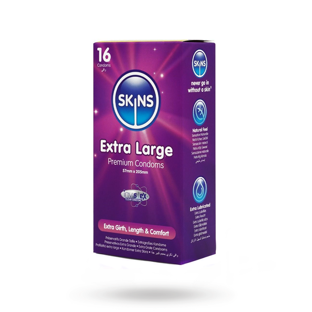 Skins Extra Large Condoms 16-pcs