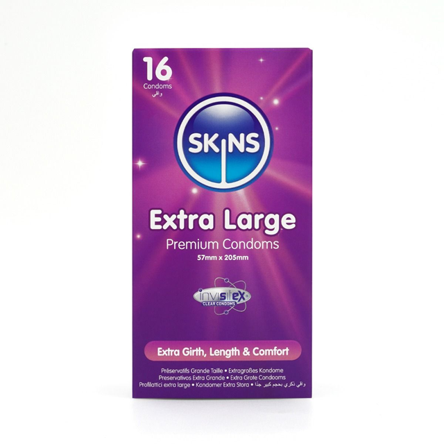 Skins Extra Large Condoms 16-pcs