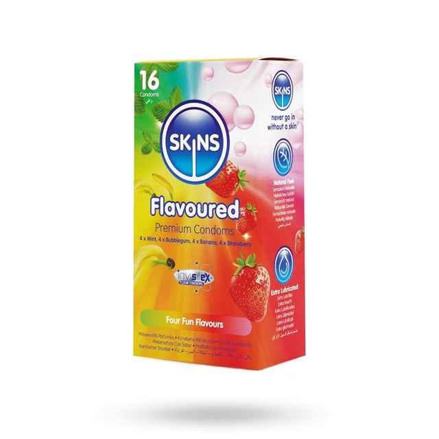 Skins Flavours Condoms 16-pack