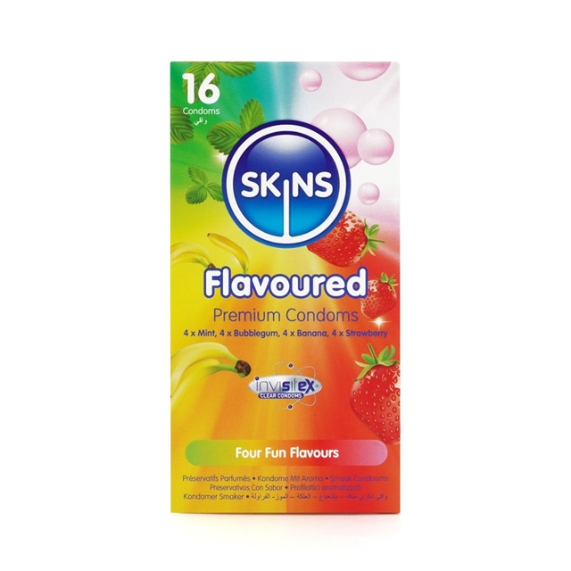 Skins Flavours Condoms 16-pack