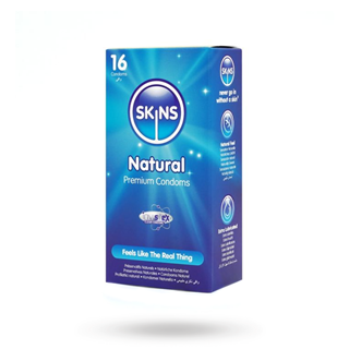 Skins Natural Condoms 16-pcs