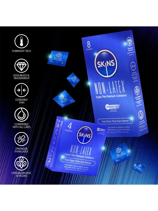 Skins Non-Latex Condoms 8-pack