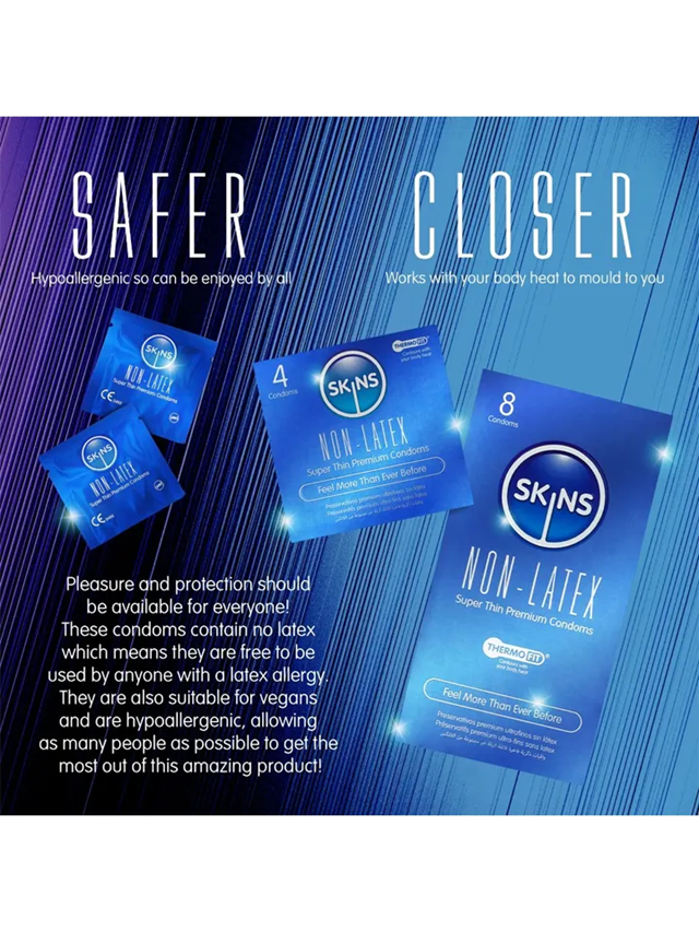 Skins Non-Latex Condoms 8-pack
