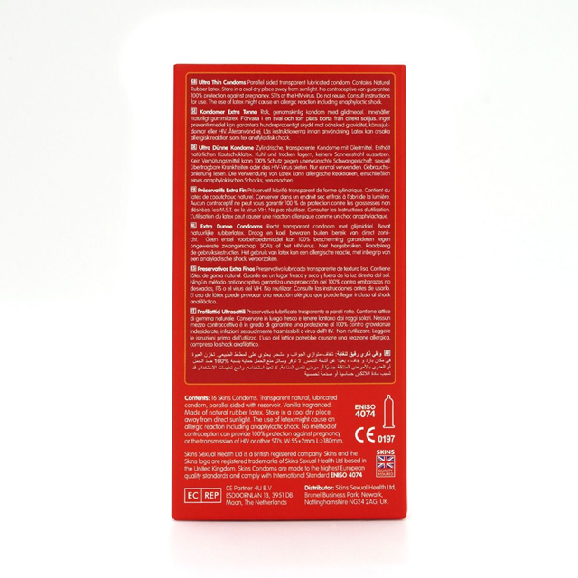 Skins Ultra Thin Condoms 16-pcs