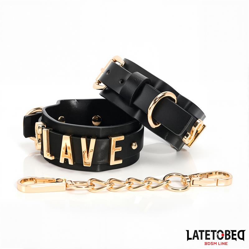 Slave Handcuff With Golden Chain - Tilaa huomaamattomasti ja nopeasti ...