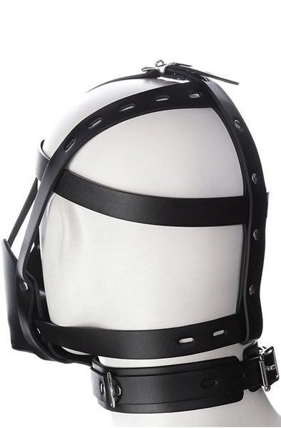 SM Harness Head Muzzle Black