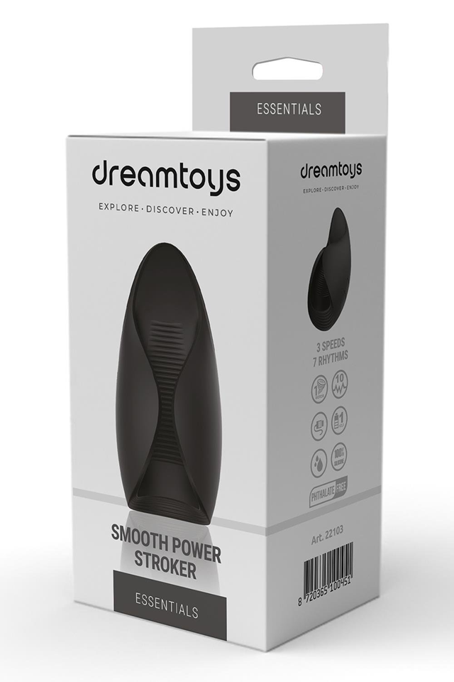 Smooth Power Stroker Black