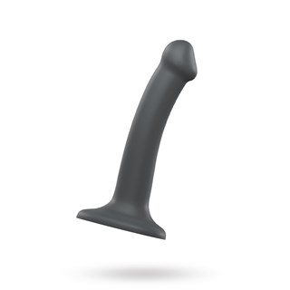 Mono Density Dildo Harmaa - 17 Cm