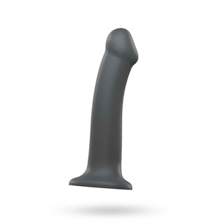 Mono Density Dildo Harmaa - 19 Cm