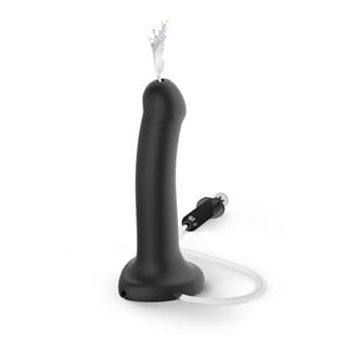 Semi-realistinen Cum Dildo Suuri - Musta