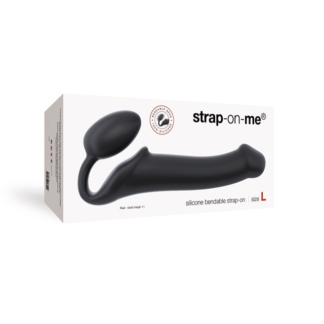 SEMI-REALISTINEN TAIVUTETTAVA STRAP-ON DILDO - large