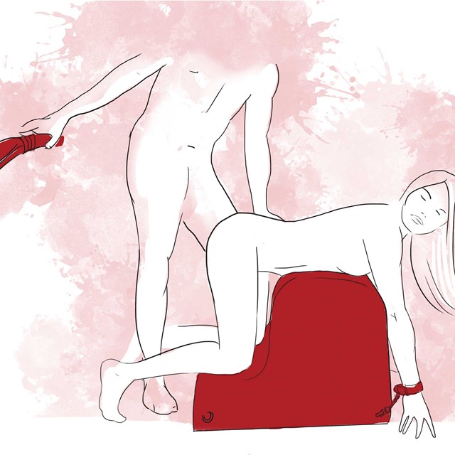 OBÉIR SPANKING - Seksipenkki käsiraudoilla
