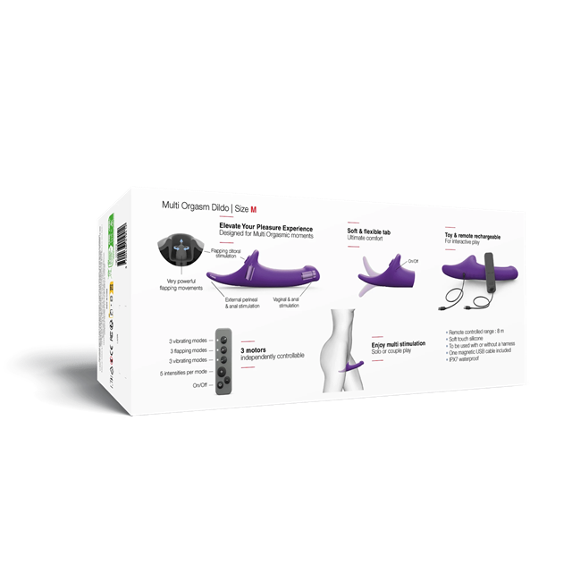 Multi Orgasm Dildo Violet - M