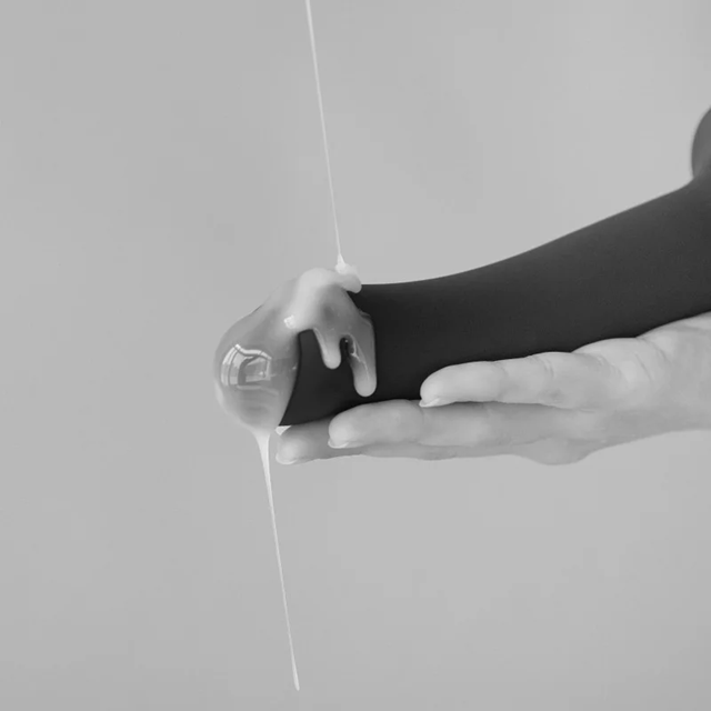 Squirting Dildo Cum Black Large