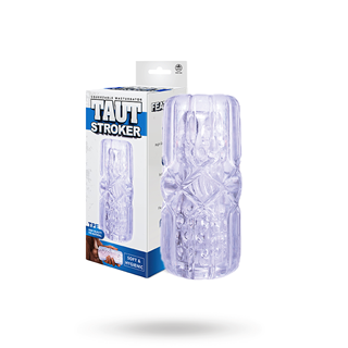 Taut Stroker Squeezable Masturbator - Clear