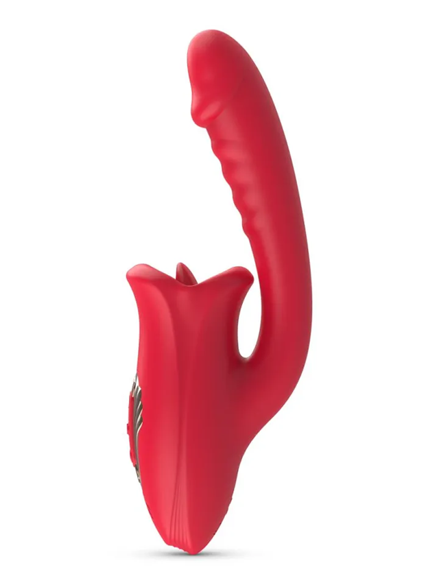 Dildo With Clitoris Stimulator