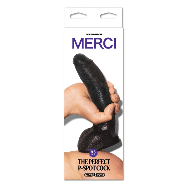 The Perfect P-Spot Cock 24 cm - Musta