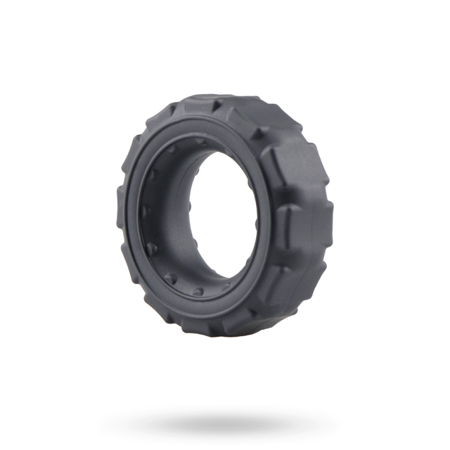 Tire Silicone Cock Ring Black